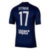 Camisa de Futebol Paris Saint-Germain Vitinha #17 Equipamento Principal 2025-26 Manga Curta